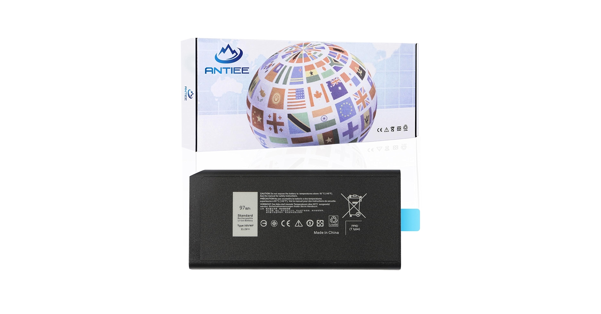 Amazon.com: 97Wh X8VWF Laptop Battery for Dell Latitude 14